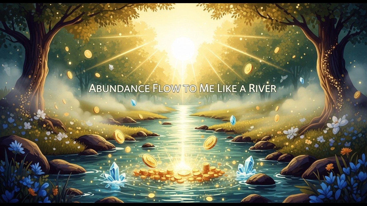 Abundance Flow to Me Like a River | Wealth Attraction Manifestation Music