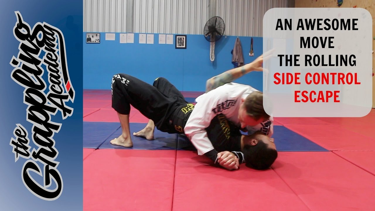 An AWESOME MOVE - The Rolling Side Control Escape