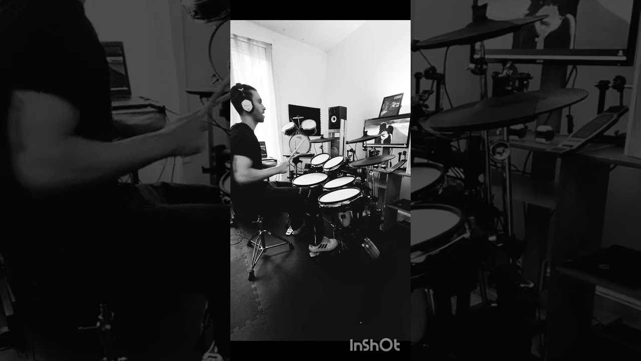 Millénium MPS 850 drum cover FALLING IN REVERSE GOD IS A WEAPON