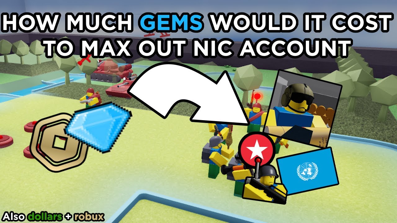 How Much GEMS would you need to Max NiC? | Noobs in Combat