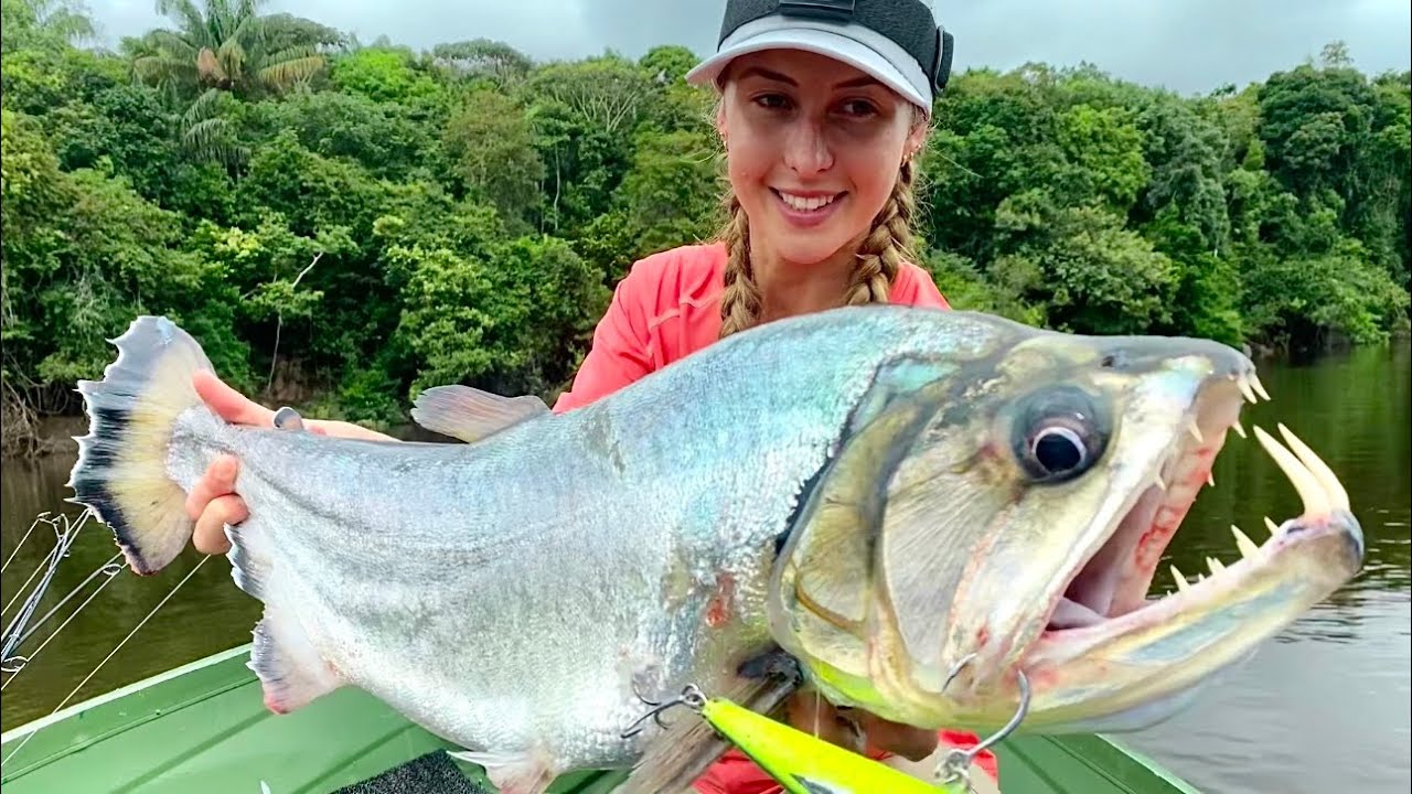 Catching HUGE Payara in the Guaviare River! (Vampire Fish)