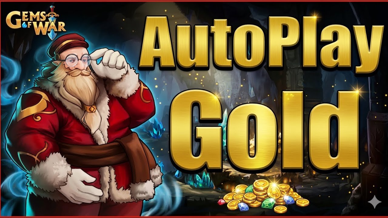 Gems of War Best AutoPlay Gold Farming Team Best Soul Farming Team 