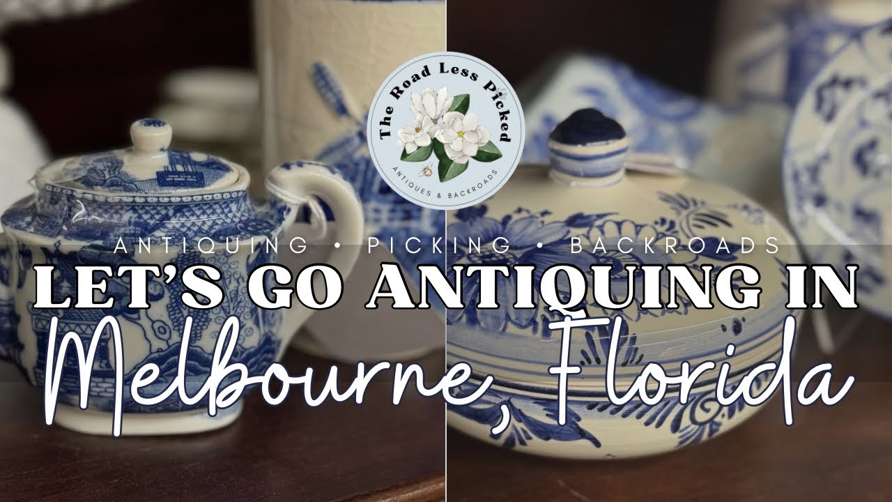 My Husband Picked the Antique Store! Antique Shopping + Huge Haul! 