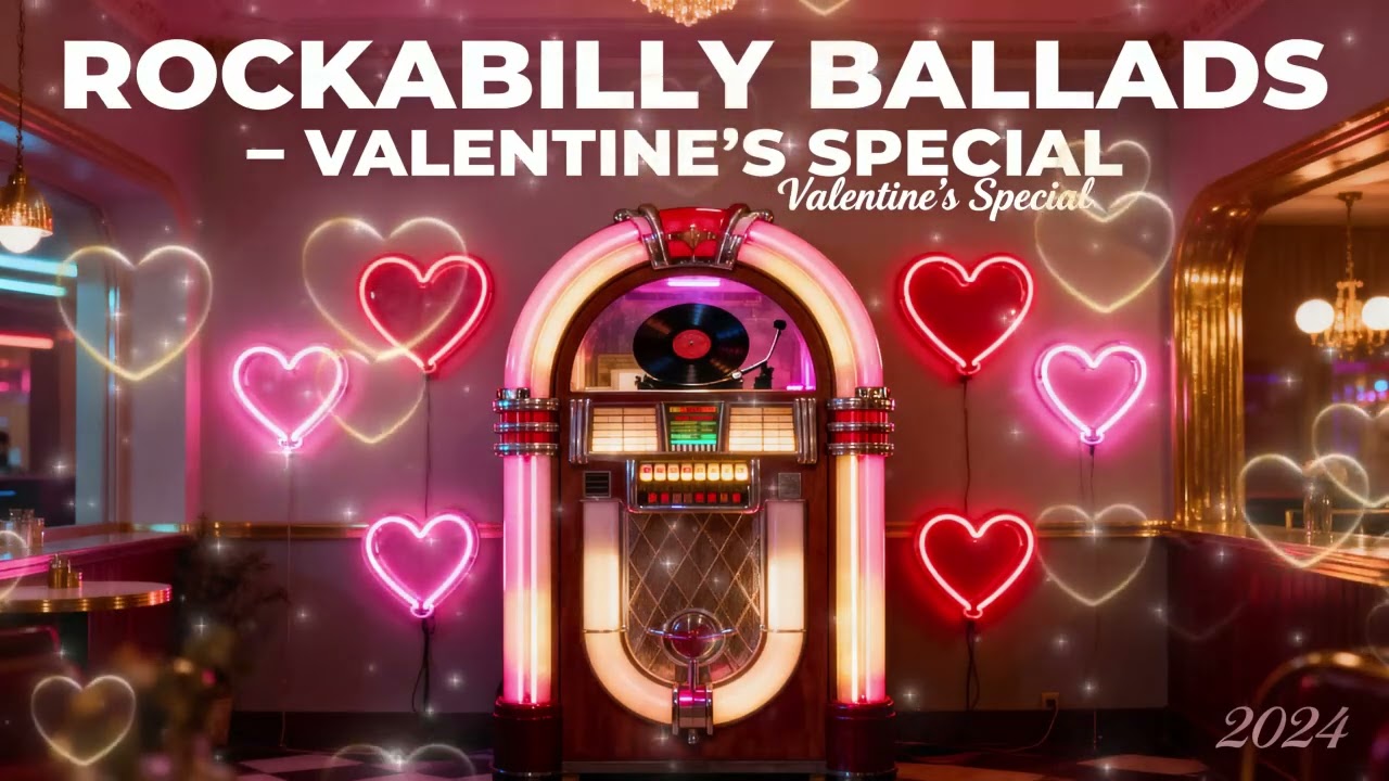 🎶 1960s ROCKABILLY BALLADS – ROMANTIC OLDIES | VALENTINE’S SPECIAL EDITION #sanvalentin #lovesong 
