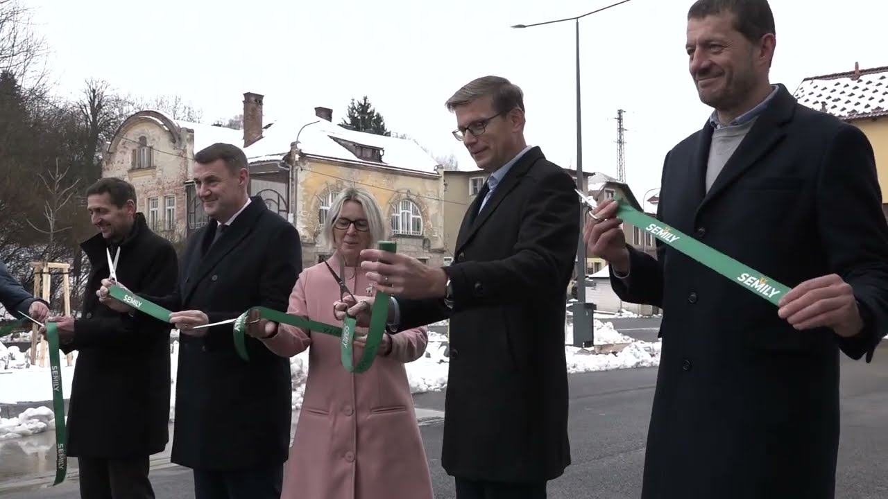 Otevření nového autobusového teminálu v Semilech