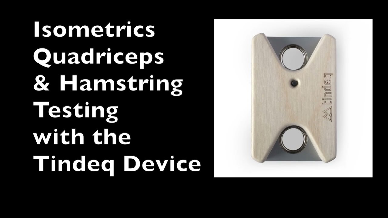 Isometric Quad Ham Test with Tindeq Device