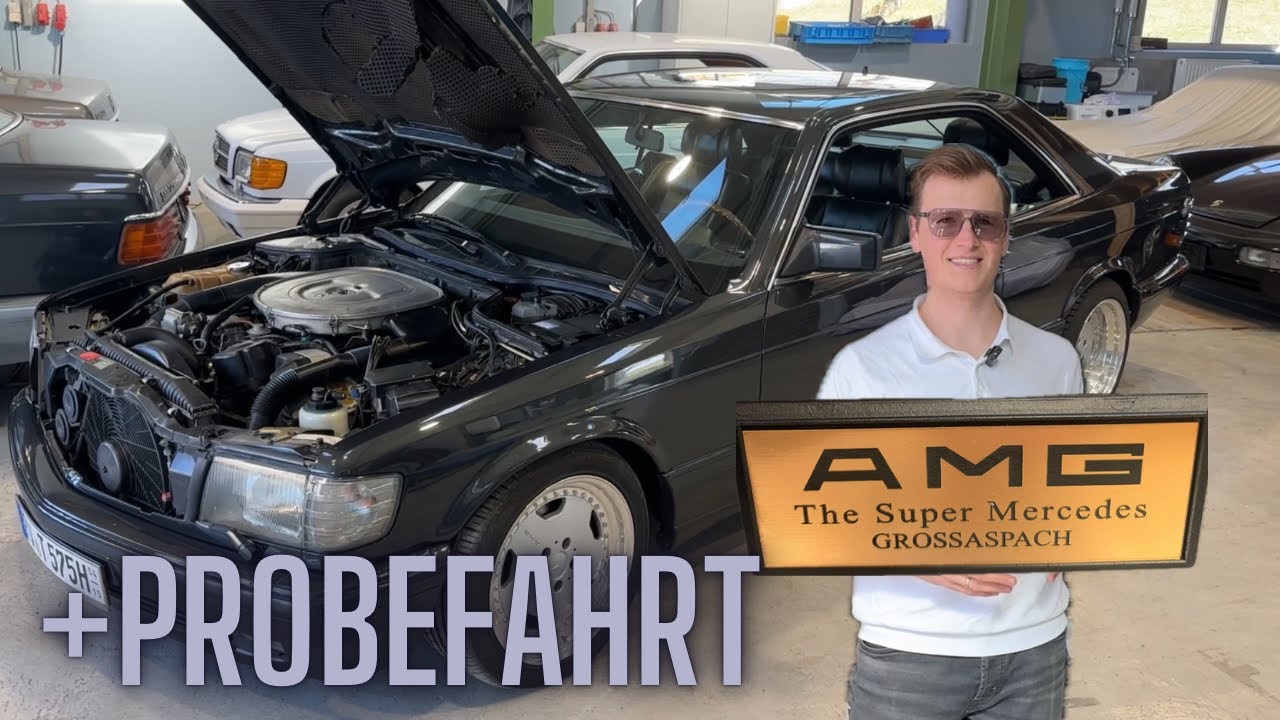 Ich habe einen seltenen Mercedes 560SEC 6.0 AMG gekauft – Brutaler Sound & Power! 🚀🔥“