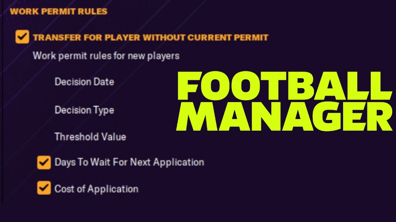 How To Remove Brexit And Work Permits In Football Manager