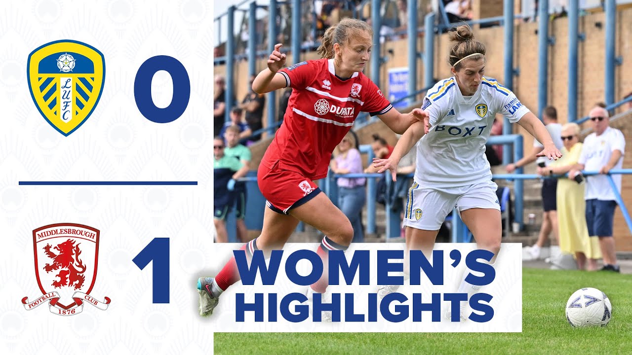 Highlights | Leeds United Women 0-1 Middlesbrough Women | FA Women’s National League