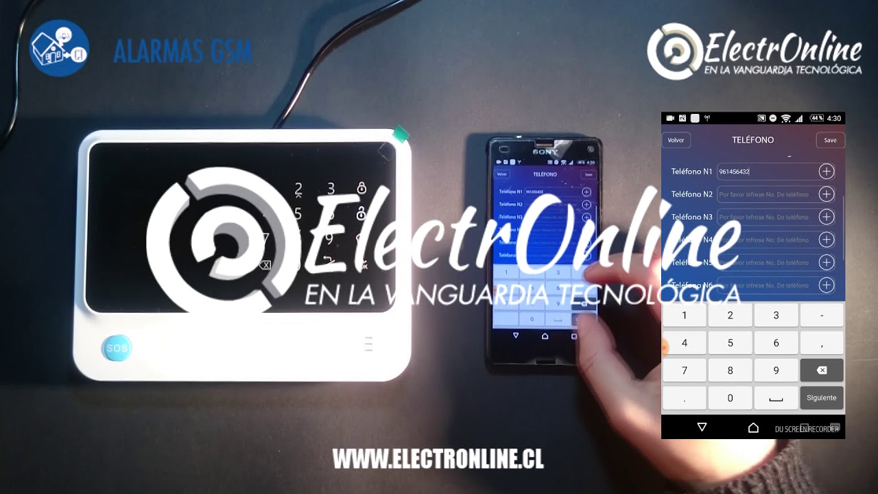 Alarma GSM G90PLUS Cofiguración
