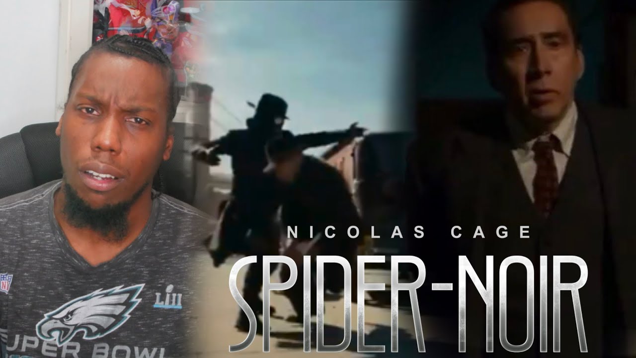 New teaser for the ‘SPIDER-NOIR’ series REACTION