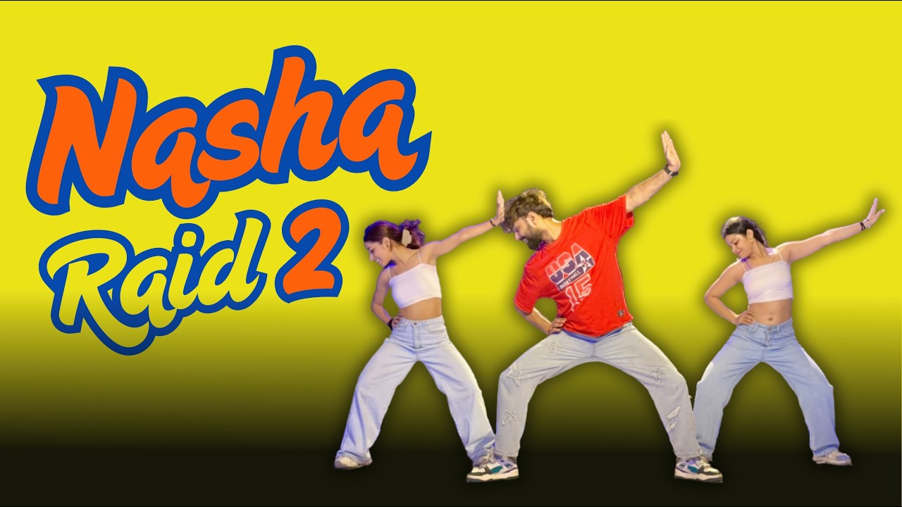 NASHA : Raid 2 Song | Bollywood Dance Workout For Beginners | Nasha Dance | FITNESS DANCE With RAHUL