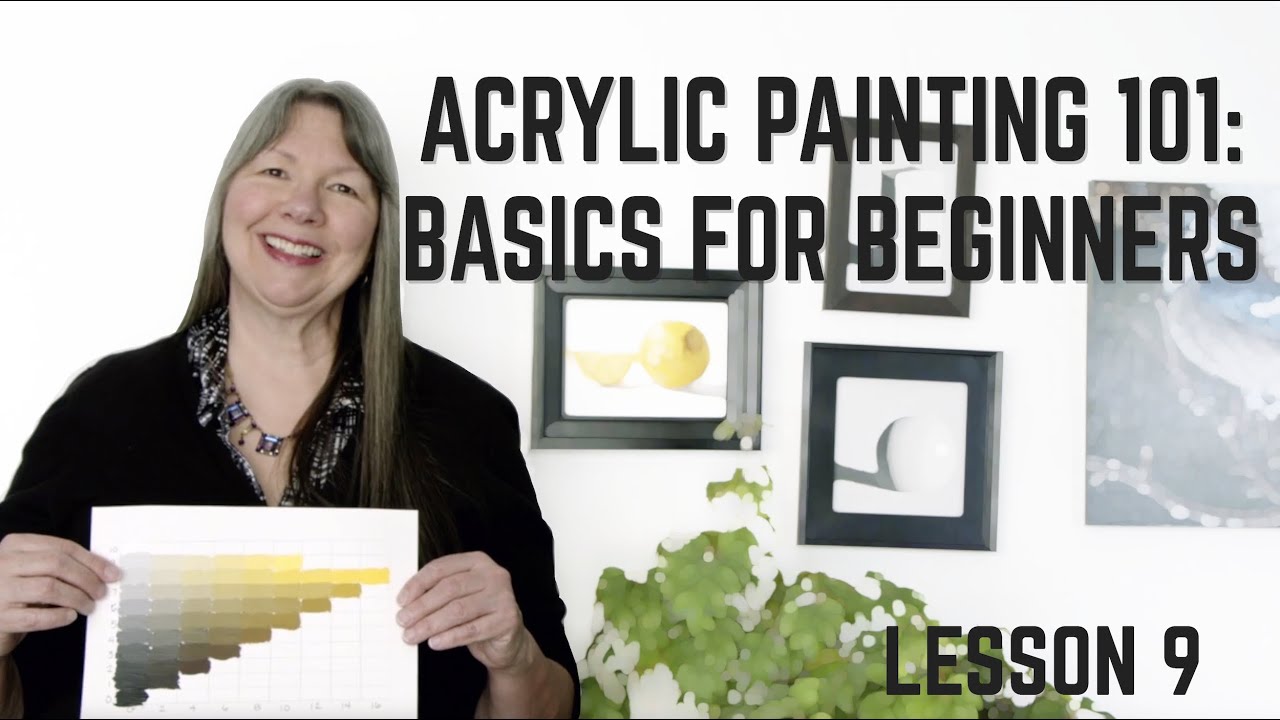 Yellow Munsell Chroma Chart ACRYLIC PAINTING 101: Basics for Beginners Lesson 9