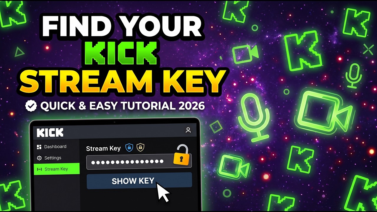 How To Find Your Kick Stream Key