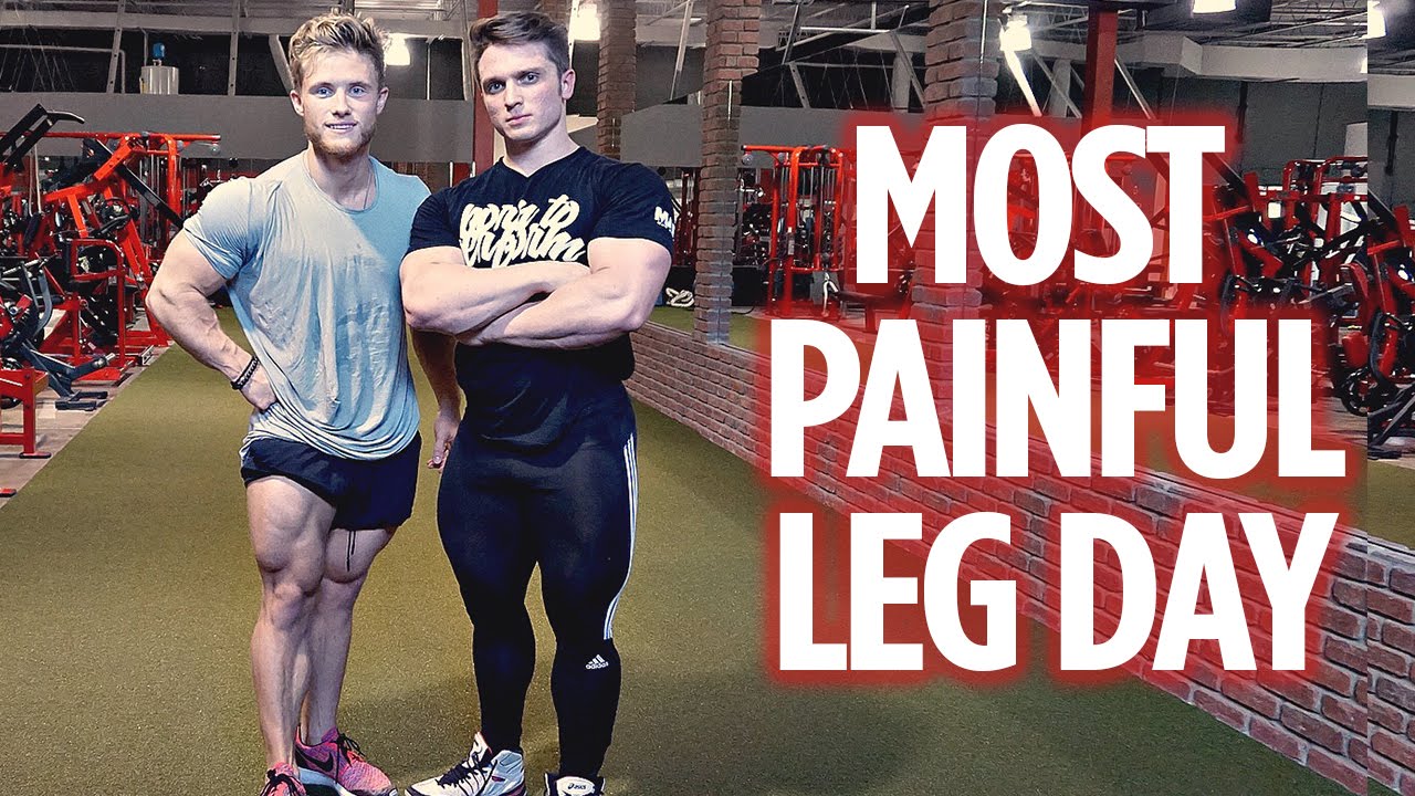 Most PAINFUL Leg Day Ever feat. Josh Vogel at Mi40 Gym