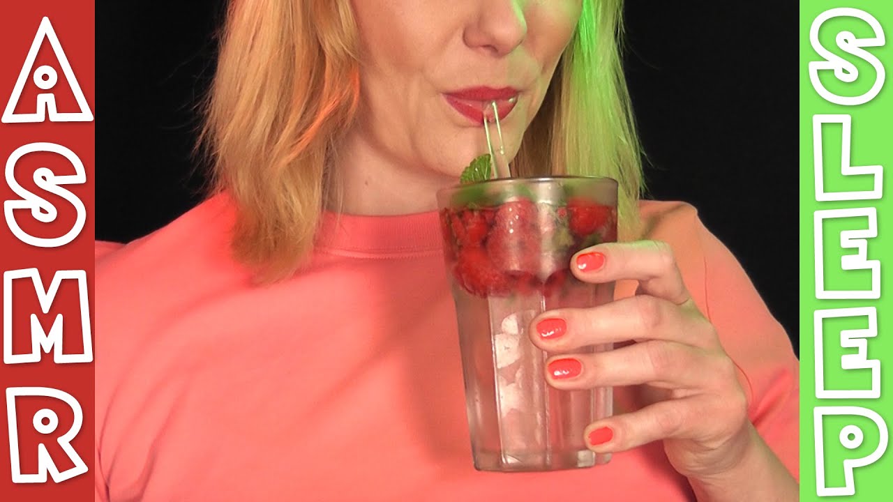 АСМР Питьевые звуки 🍹 - Супер расслабляющий и освежающий | ASMR Drinking sounds
