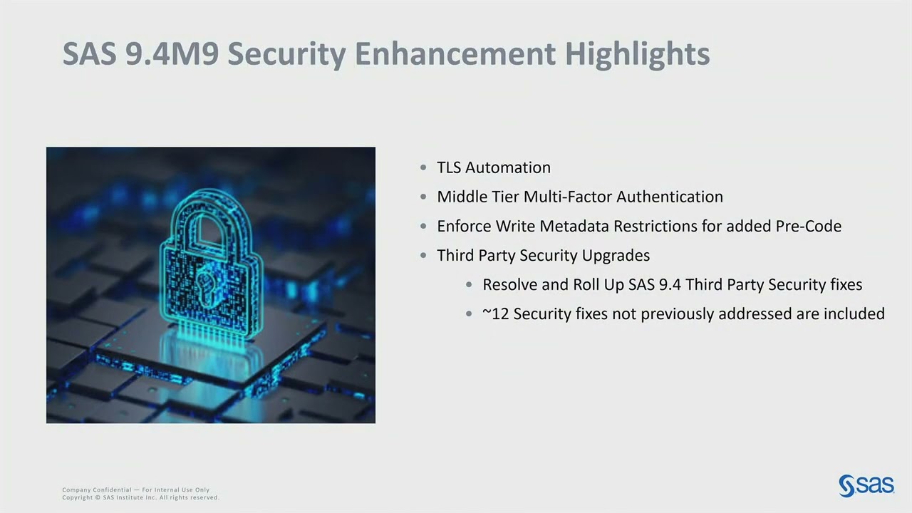 What's New With SAS 9.4M9?