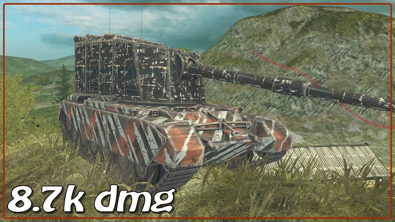 FV4005 • 5 frags • 8.7k dmg • WoT Blitz
