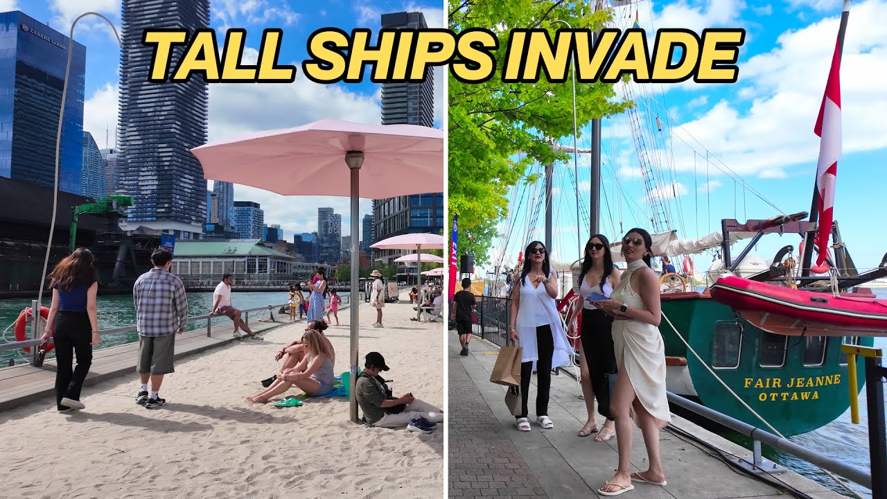 Union to Sugar Beach at the Waterfront | Downtown Toronto Walk (June 2025)
