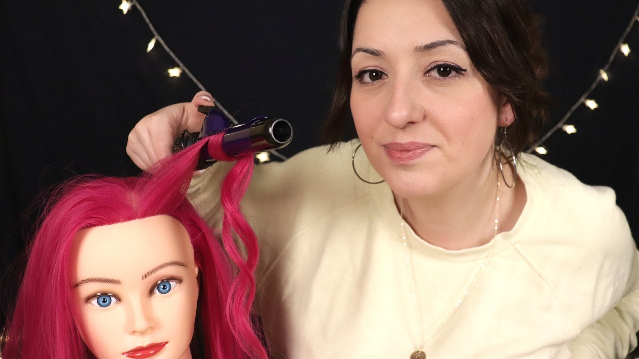 ASMR Türkçe | Kuaförlük Kursu Roleplay  [SAKIZLI] | Saç Maşası | Tarama Sesleri | Gum Chewing