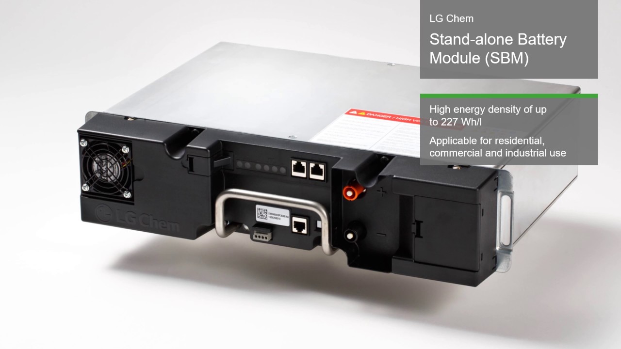 LG Chem / ees AWARD Winner 2017 / Stand-alone Battery Module SBM