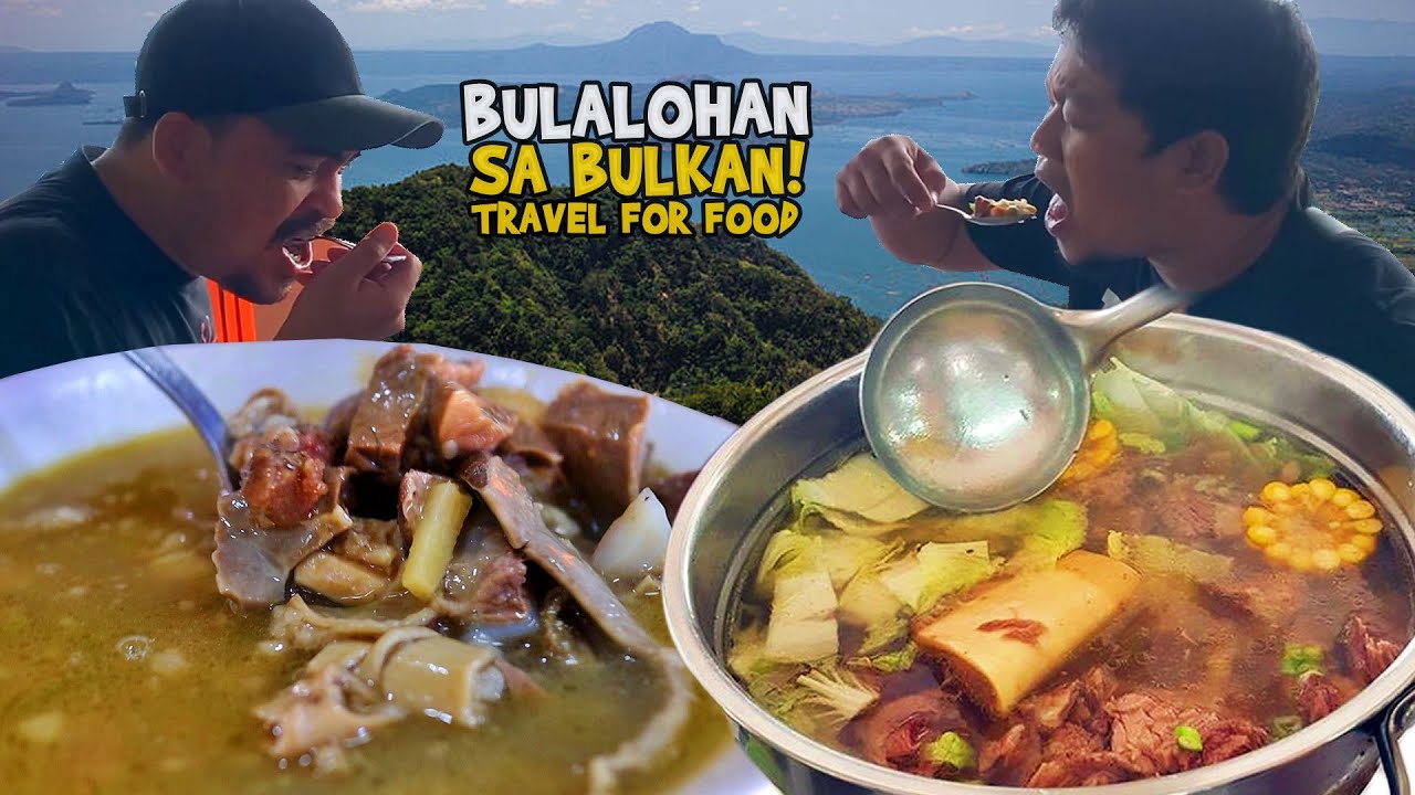 Filipino Street Food | BULALO and PAPAITAN in Tagaytay City Philippines (HD)