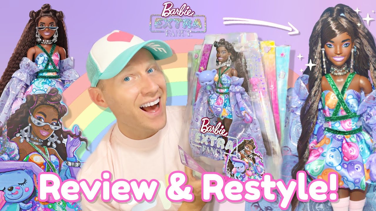 Barbie EXTRA Fancy! BEAR 🧸💜 Review, Restyle & Lookbook!