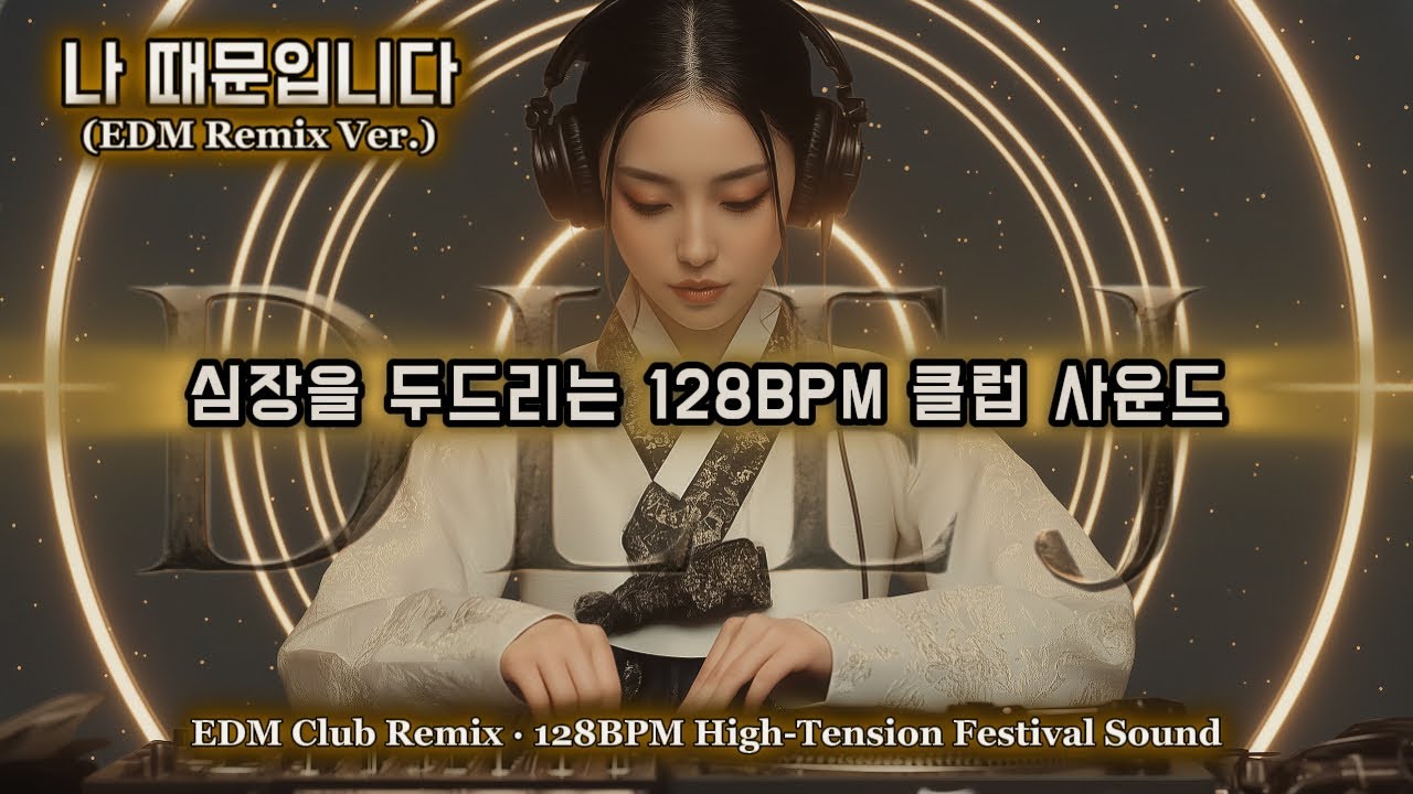 【DLEJ】 나 때문입니다 (EDM Club Remix) ✦128BPM 하이텐션 여성보컬 EDM 커버 ✦ Massive Drop Festival Sound