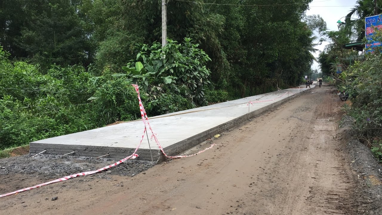 Kho Tư liệu Xây dựng - Thi công đường bê tông nông thôn | Mặt đường giao thông bằng bê tông cốt thép