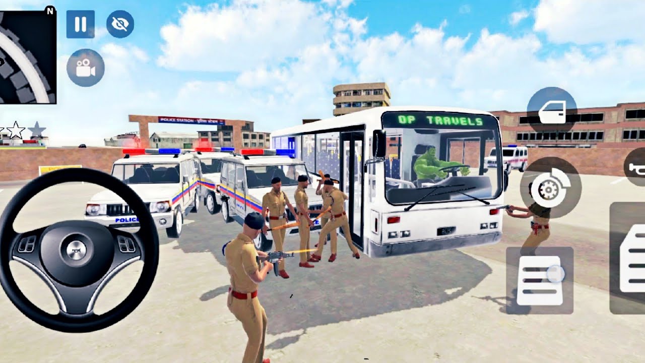 Ultimate Vehicle Collection In India Theft Auto Simulator Game - Franklin & gree Hulk Drive Bike .
