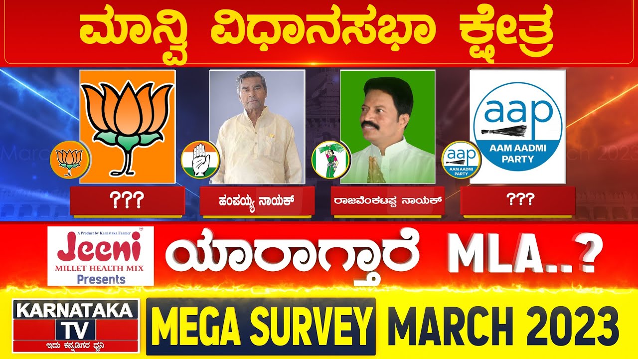 Karnataka Election Survey March 2023 | Manvi Constituency | Karnataka News