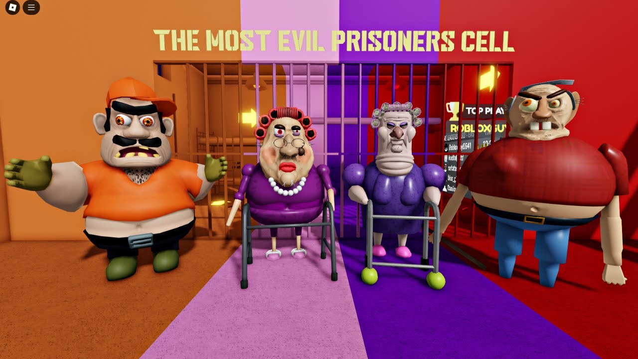 EVIL GRANDMA Vs GRUMPY GRAN Vs MR BRUNO Vs EVIL GRANDPA ? SCARY OBBY #roblox