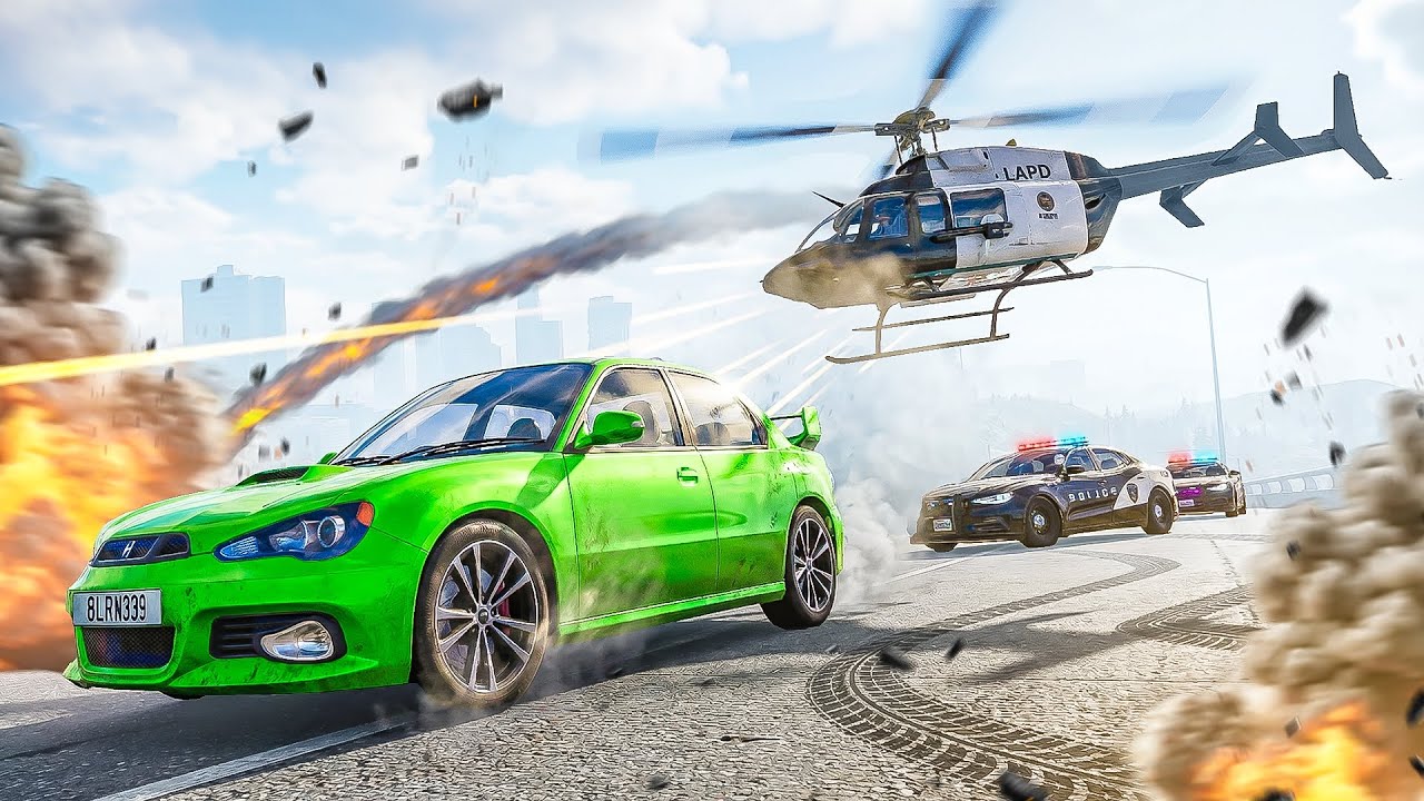 САМЫЕ АДСКИЕ КОШКИ vs МЫШКИ С ВЕРТОЛЕТОМ В В BeamNG!!!