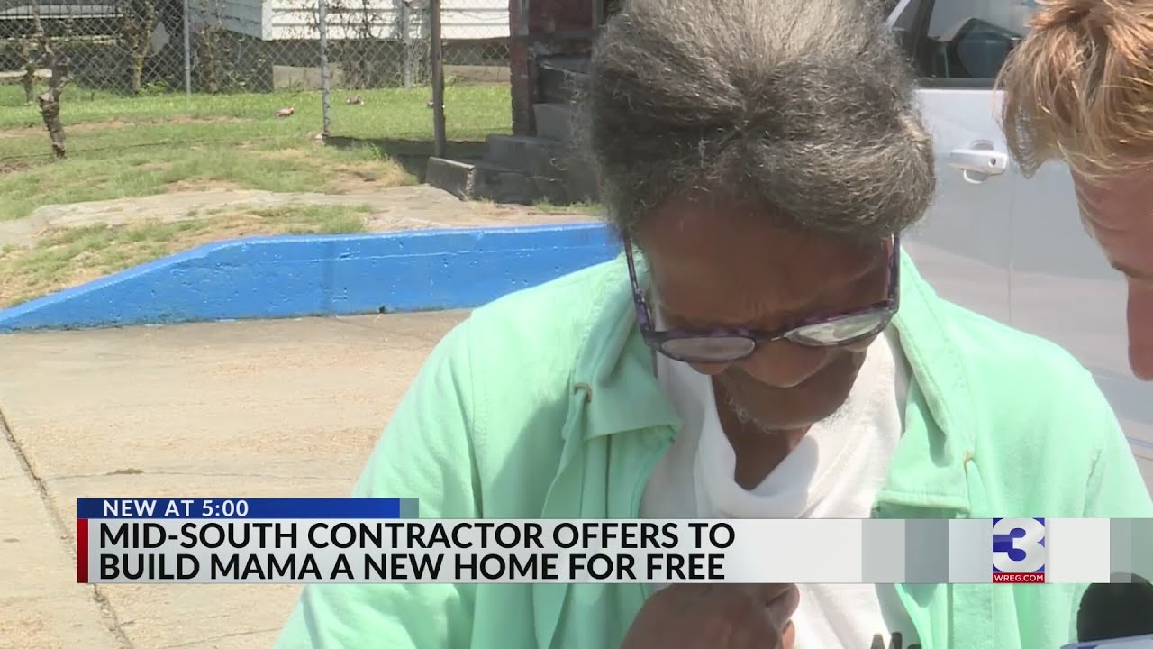 'Mama' gets first look at her new house, and it's all free