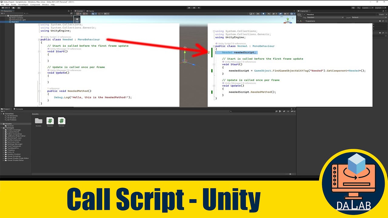 Unity &mdash; вызов метода/функции из другого скрипта