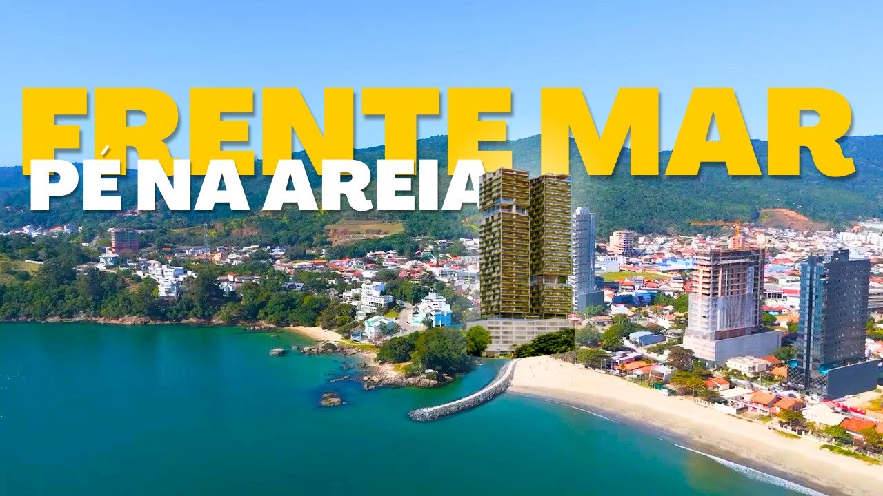 Primeiro Frente Mar Pé na Areia de Porto Belo-SC!