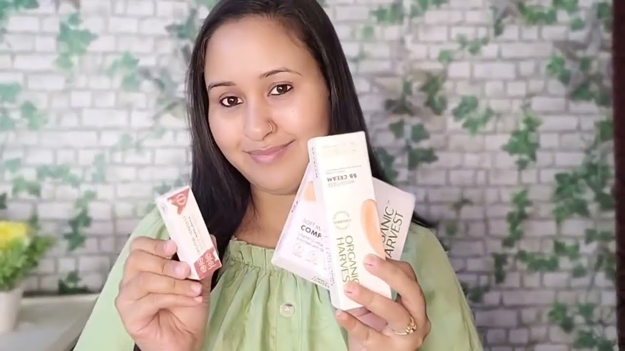 Organic makeup that works under&nbsp;Rs 500 | *NEW* Organic Harvest Makeup💄✨️