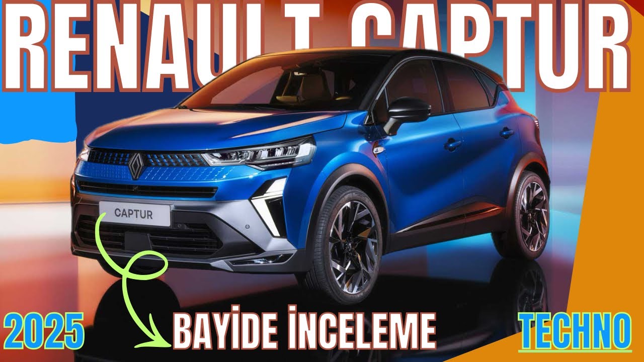 Renault Captur 1.3 Mild Hibrit Edc Techno Otomatik 2025 - Bayi İncelemesi #otomobilinceleme #captur