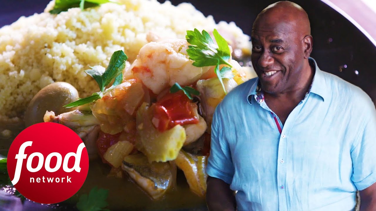 Ainsley Cooks A Delicious Fish Tagine With Lemon And Green Olives | Ainsley's Market Menu