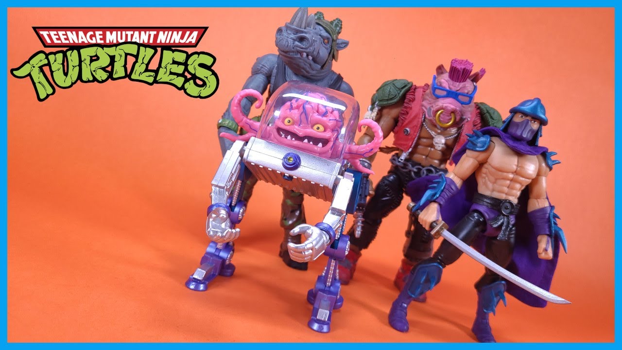 Super7 Ultimates! Teenage Mutant Ninja Turtles Wave 5 KRANG WITH BUBBLE WALKER Action Figure Review