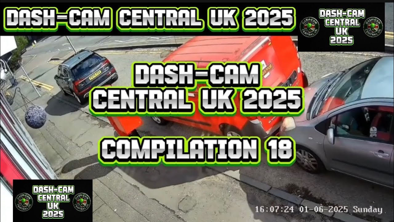 Dash-Cam Central Uk 2025 - Compilation 18 #dashcam#dashcamvideos #fail#driving#crash#car#bike#truck 
