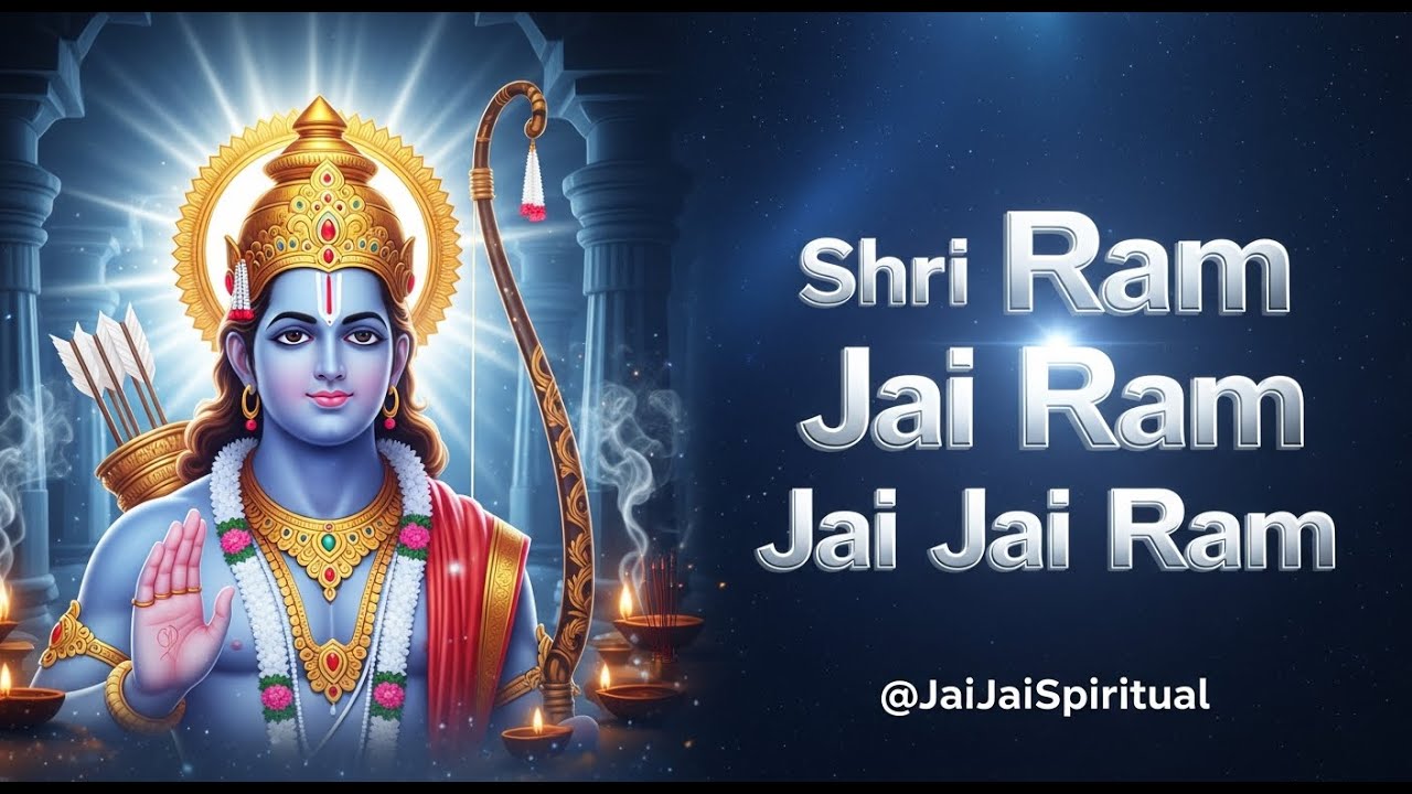🕉️ Shri Ram Jai Ram Jai Jai Ram Mantra | Powerful Ram Chant for Peace & Protection