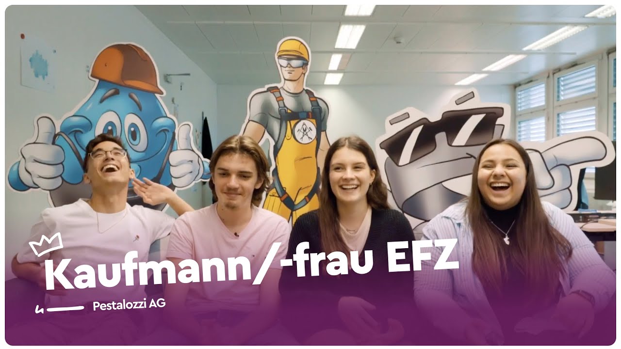 Die Ausbildung als Kaufmann/-frau EFZ bei der Pestalozzi AG | Lehrstellenvideo | Yousty