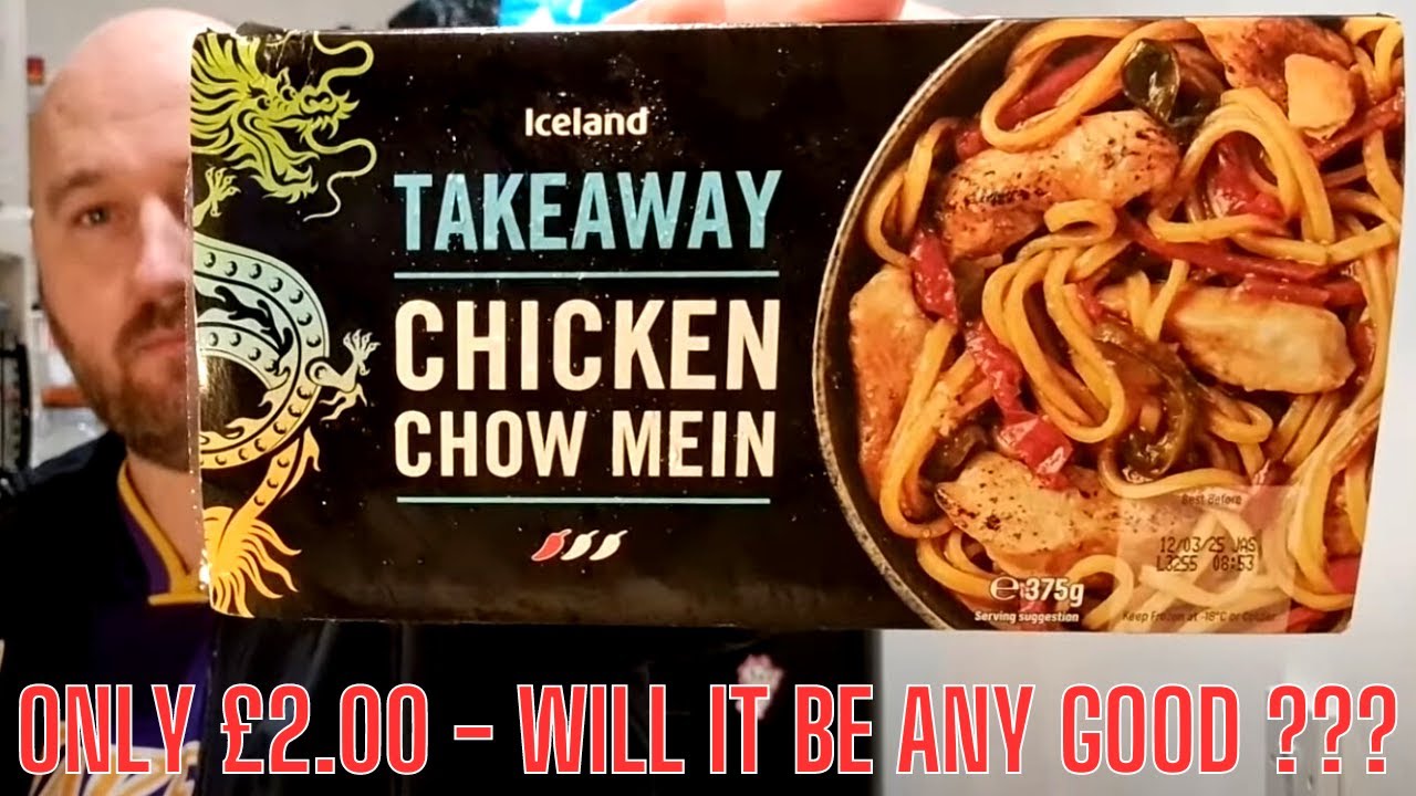 CHICKEN COW MEIN from the TAKEAWAY RANGE at ICELAND !!! - Costing only £2.00 will it be ANY GOOD ???