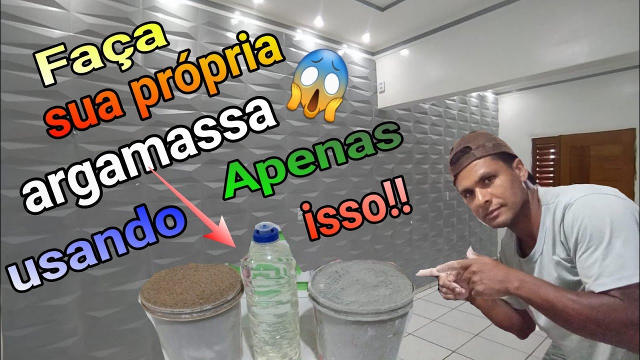 Nao compre à sua  argamassa,antes de ver esse video!!