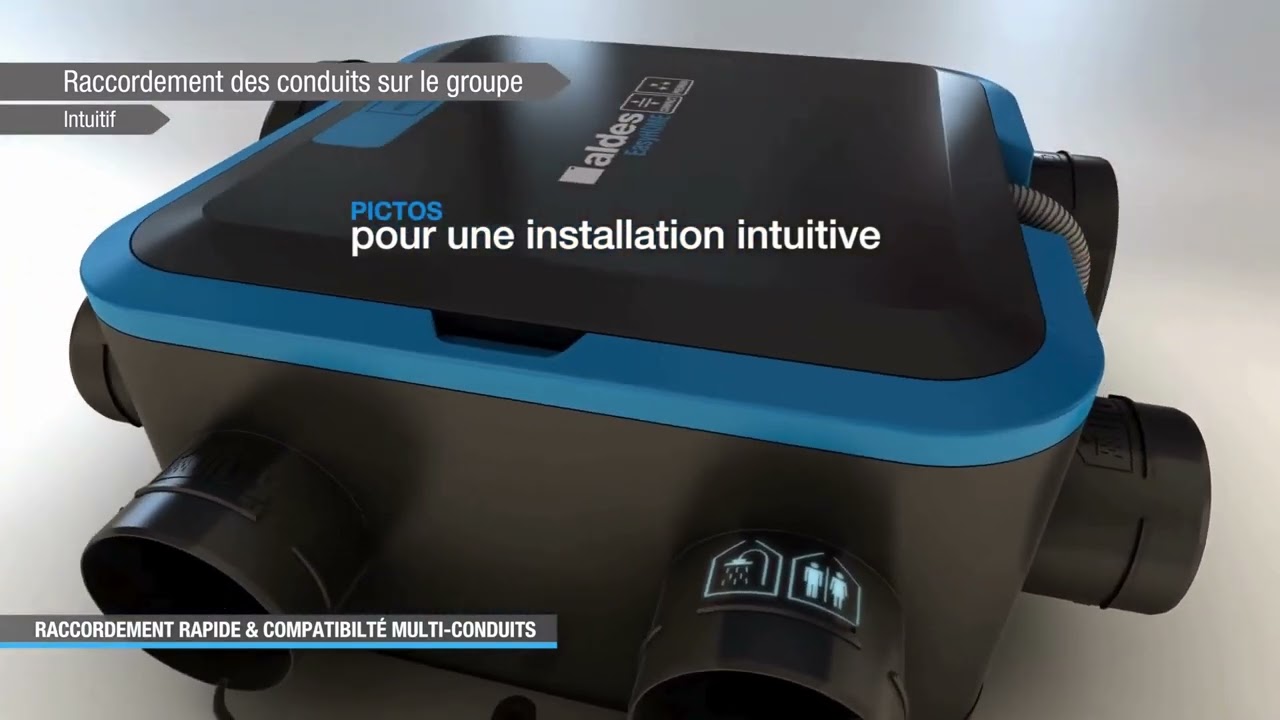 Aldes - Gamme de VMC hygroréglables EasyHOME Hygro