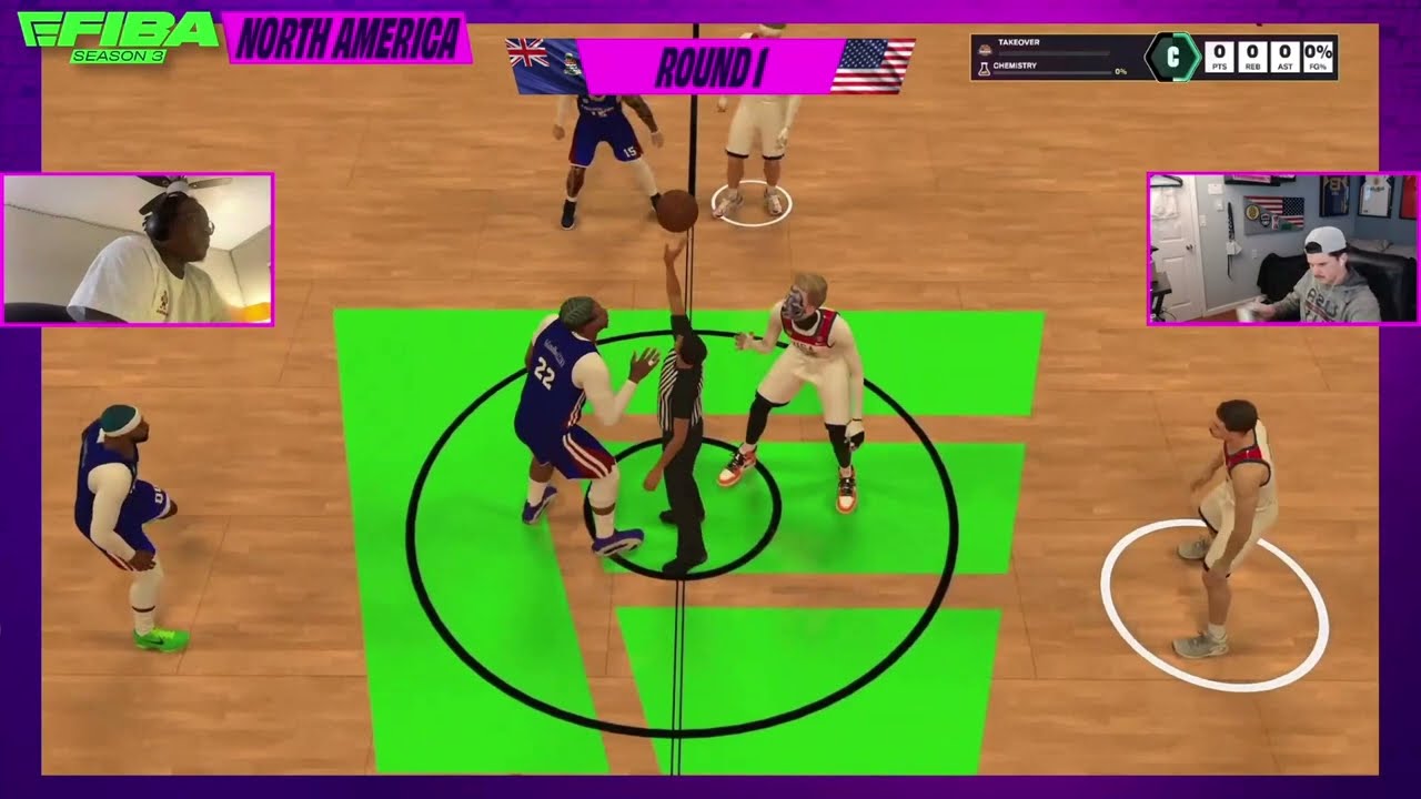 100 POINT GAME! (NBA 2K25 Record) eFIBA Refional Qualifiers: Team USA vs. Cayman Islands - Game 2
