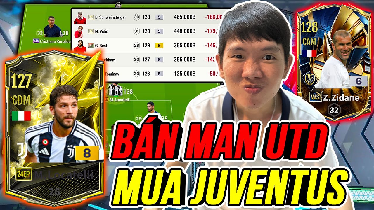 THÀNH HOÀ Dọn Hết Đội Hình lên TTCN Build team Juventus 3,3 triệu tỷ BP Hàng Chuẩn | FC Online