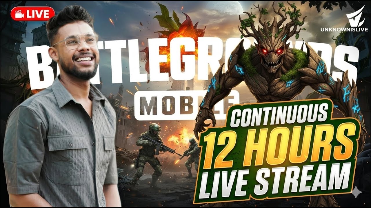 🛑BGMI LIVE | CONTINUOUS 12 HOURS OF LIVE STREAM🔥 #BGMI #SHORTLIVE #GAMING