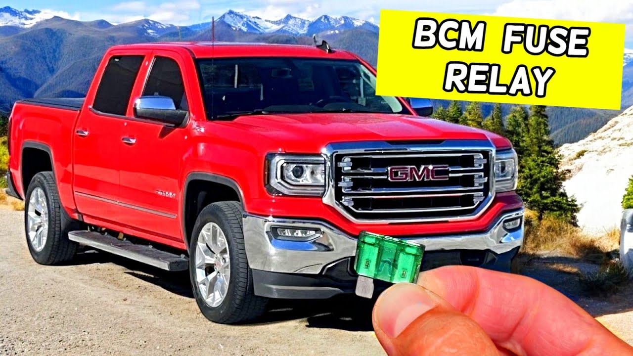 GMC SIERRA BCM BODY CONTROL MODULE FUSE LOCATION REPLACEMENT 2014 2015 2016 2017 2018 2019